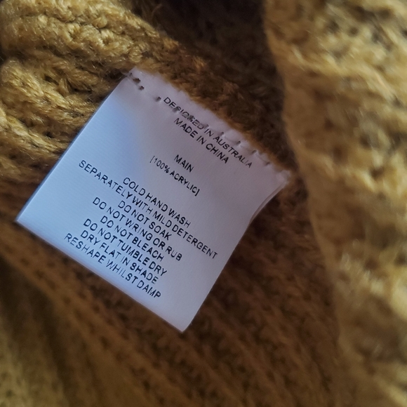 Paper Heart cropped pullover sweater zipper - Picture 5 of 5